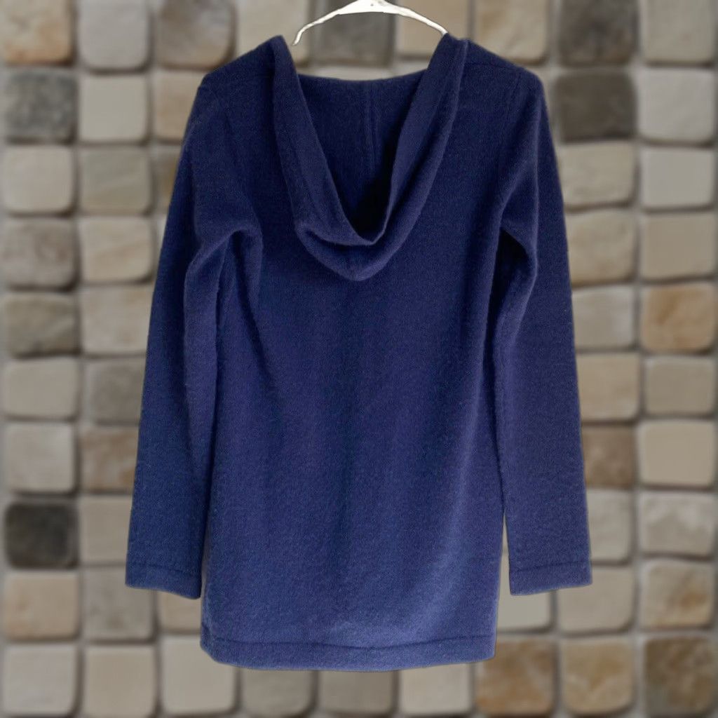Lilly Pulitzer VINTAGE Lilly Pulitzer Women's Sweater Hooded Pullover Cashmere Navy S Shirt Mens Womens Boys Girls Size S / US 4 / IT 40 - 1 Thumbnail