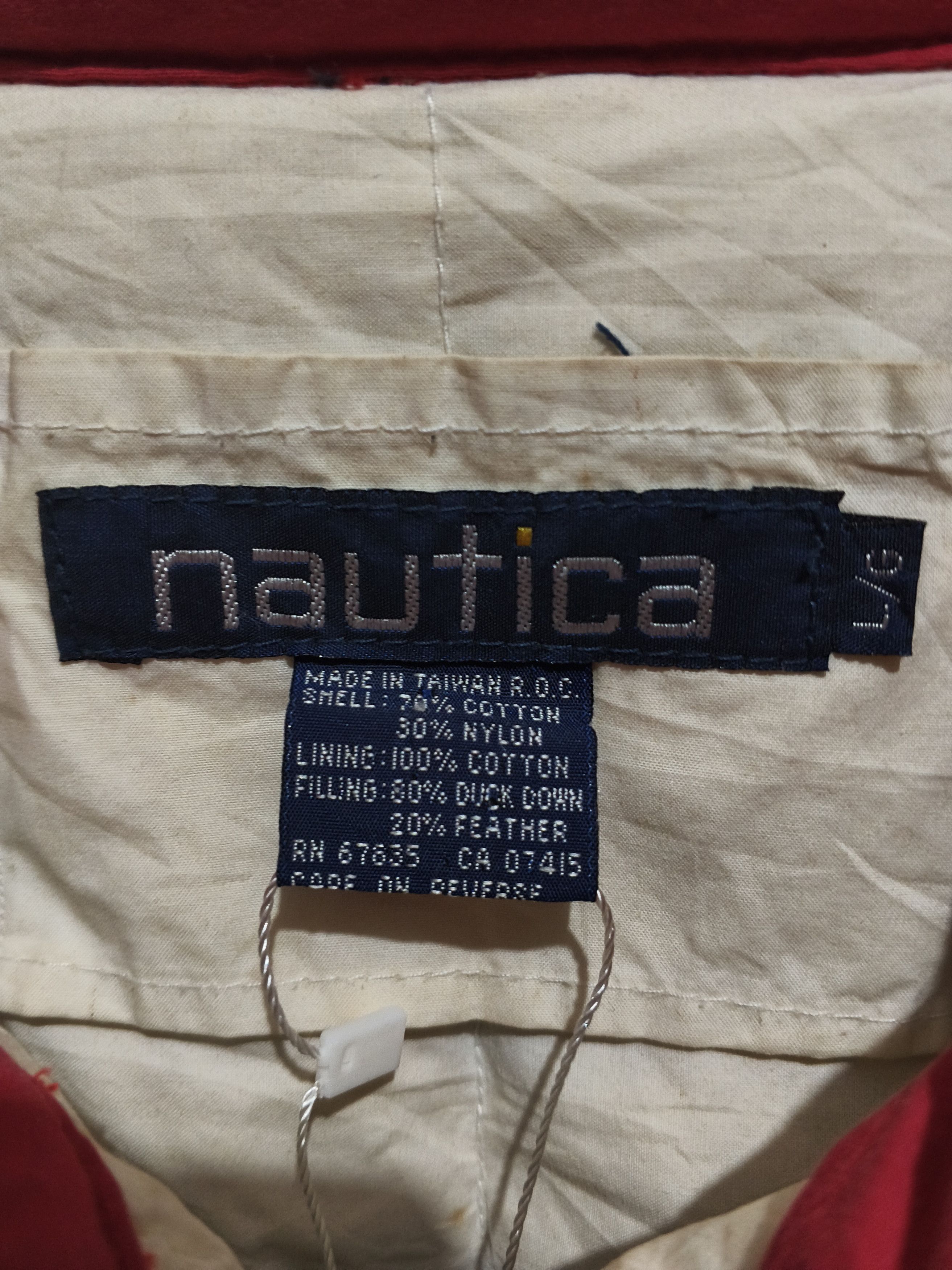 Nautica VINTAGE NAUTICA BOMBERS DOWN JACKET Size US L / EU 52-54 / 3 - 7 Thumbnail