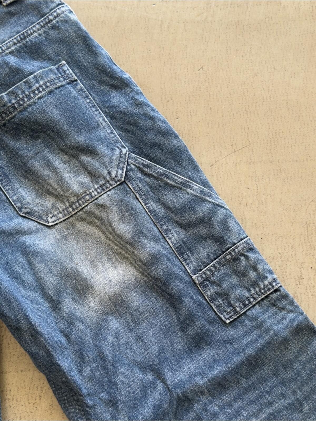 Bershka Bershka / Carpenter Jeans / Blue Wash Size 24" / US 00 / IT 34 - 7 Thumbnail
