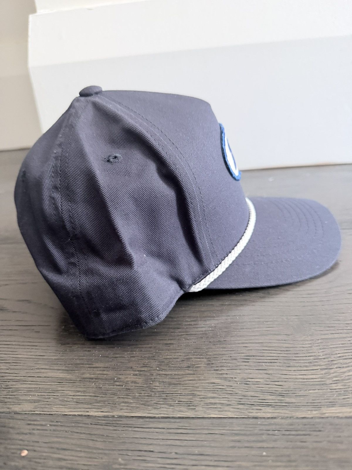 Other Vintage 90’s Patch on New Navy Blue Snapback Cap Size ONE SIZE - 2 Thumbnail