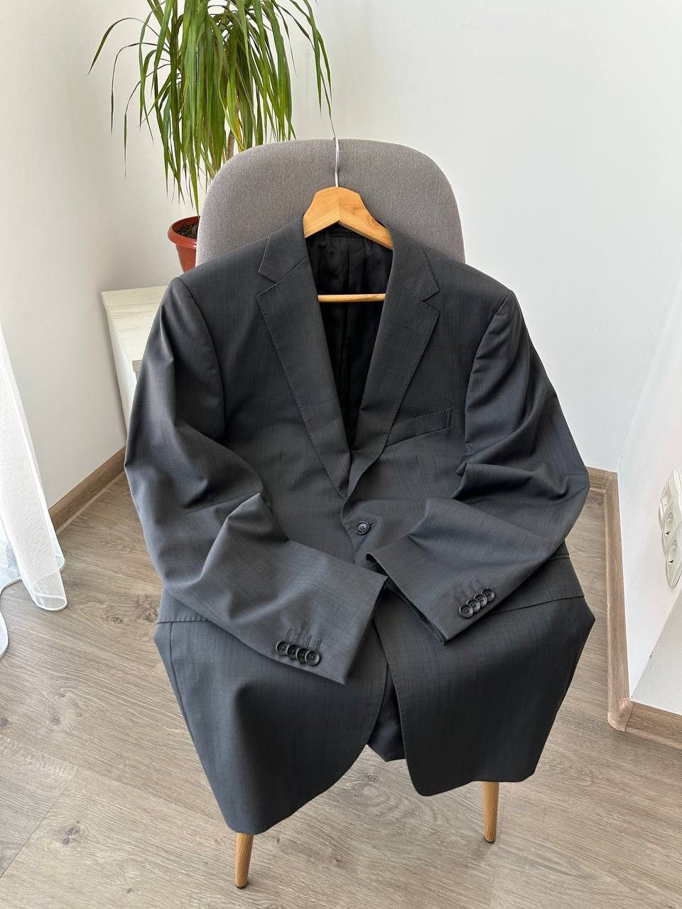 Vintage × Z Zegna Vintage Z Zegna Gray 2 Bottons Blazer Jacket Size 48R - 8 Thumbnail