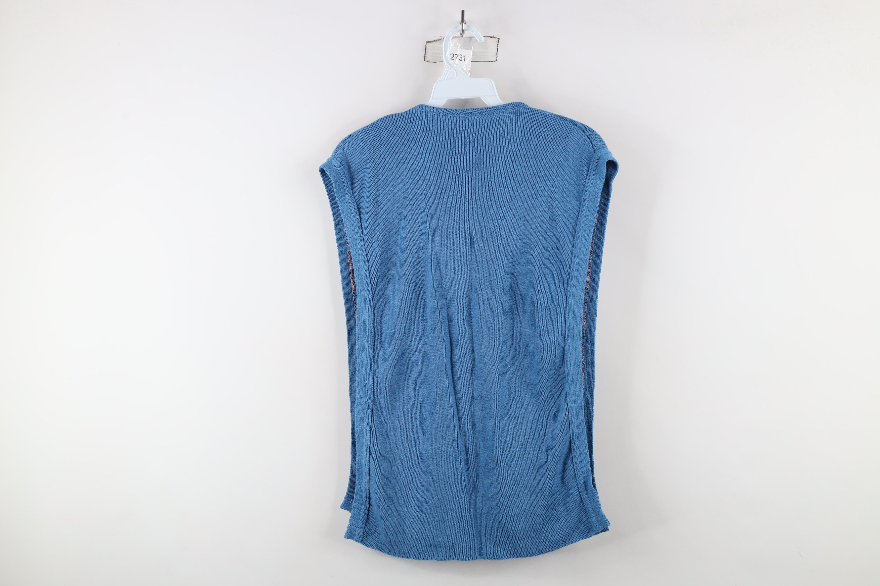 Vintage Vintage 60s 70s Mid Century Modern Knit Sweater Vest Poncho Size S / US 4 / IT 40 - 11 Thumbnail