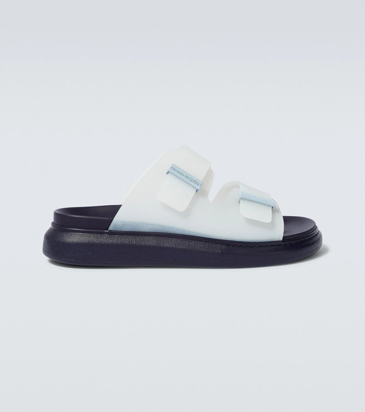 Alexander McQueen o1y1024 Sandals In White & Black Size US 8 / EU 41 - 2 Thumbnail