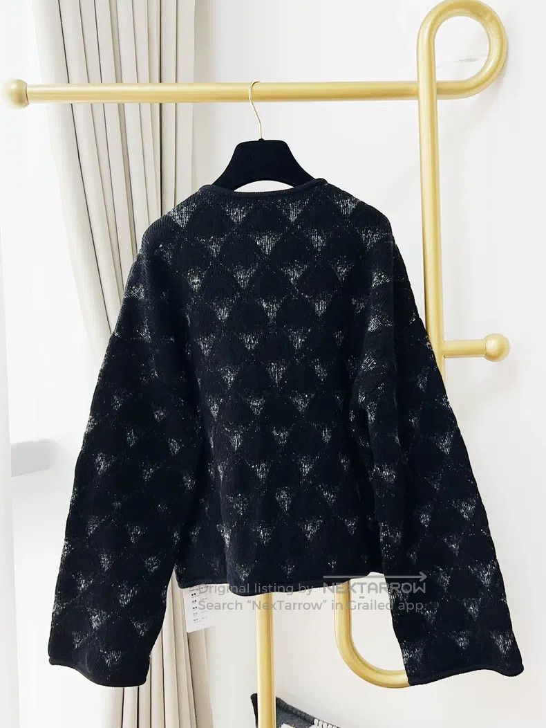 Chanel Chanel 21B autumn and winter black and gray long-sleeved s Size S / US 4 / IT 40 - 3 Thumbnail