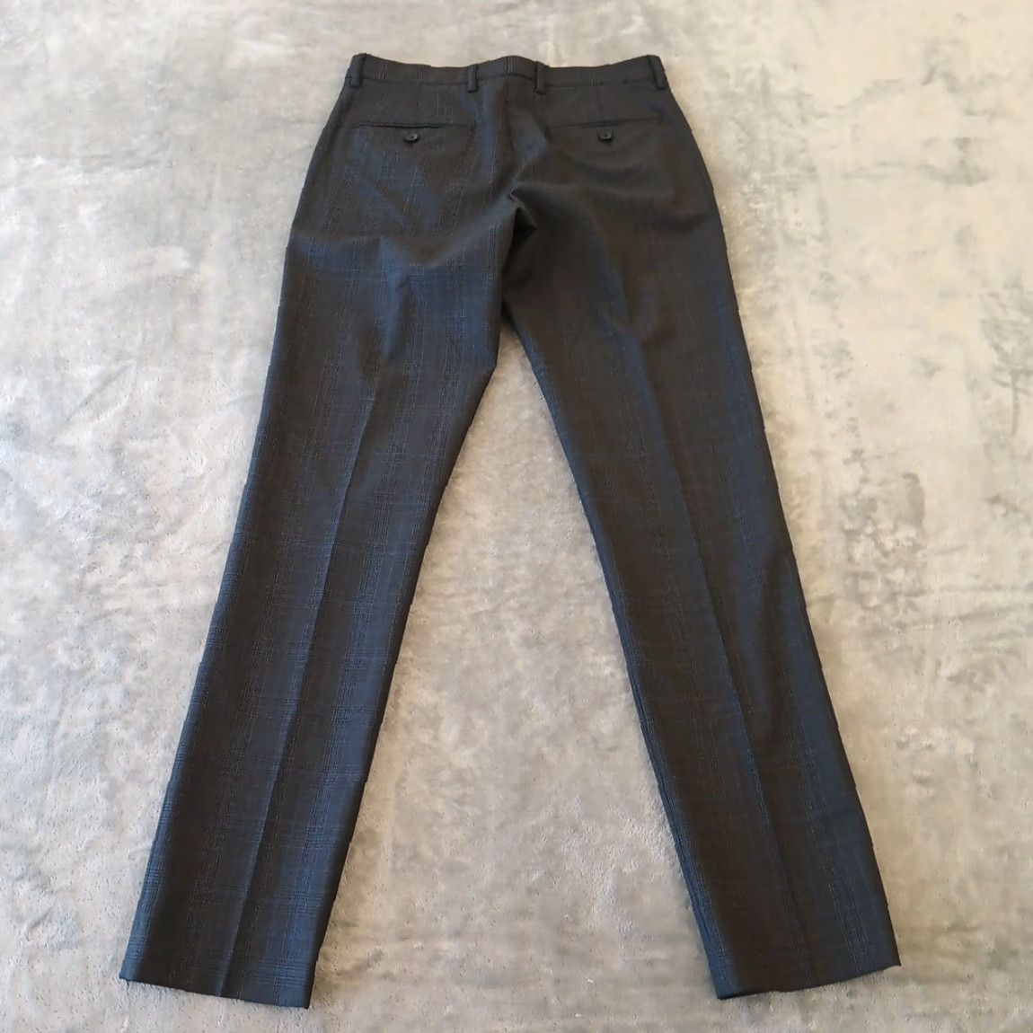 J.Crew J.Crew Dress Pants Mens 29 Tapered Gray Plaid Wool Blend 31x32 Size US 29 - 7 Thumbnail