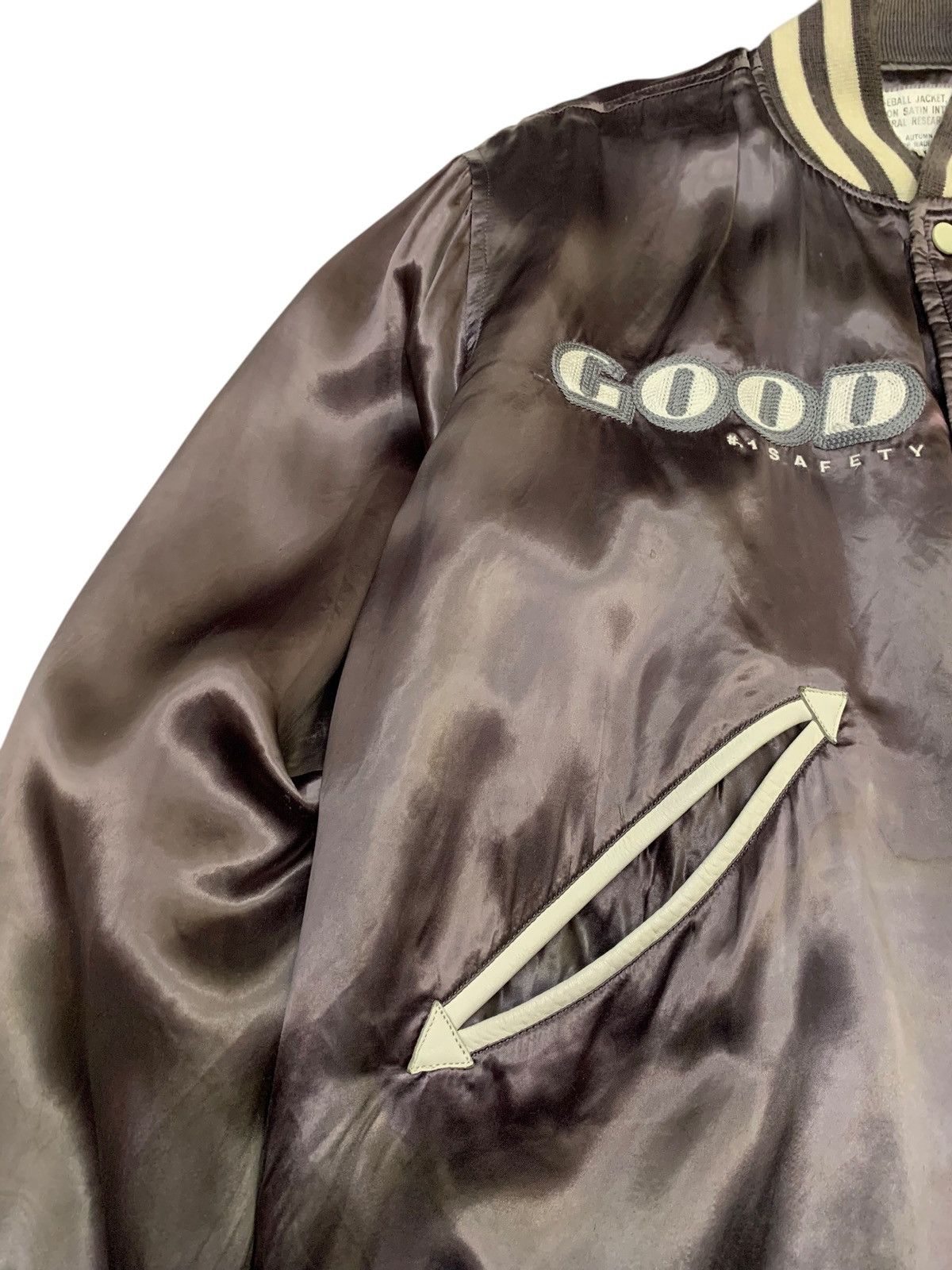 General Research 🔥RARE VTG A/W 01 G.RESEARCH BASEBALL JACKETS SATIN RAYON Size US L / EU 52-54 / 3 - 6 Thumbnail