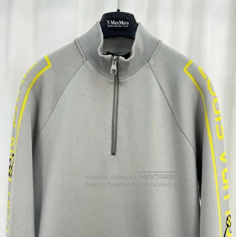 Louis Vuitton Louis Vuitton Gray Logo Print Men's Long Sleeve Sweatshirt Size US M / EU 48-50 / 2 - 3 Thumbnail