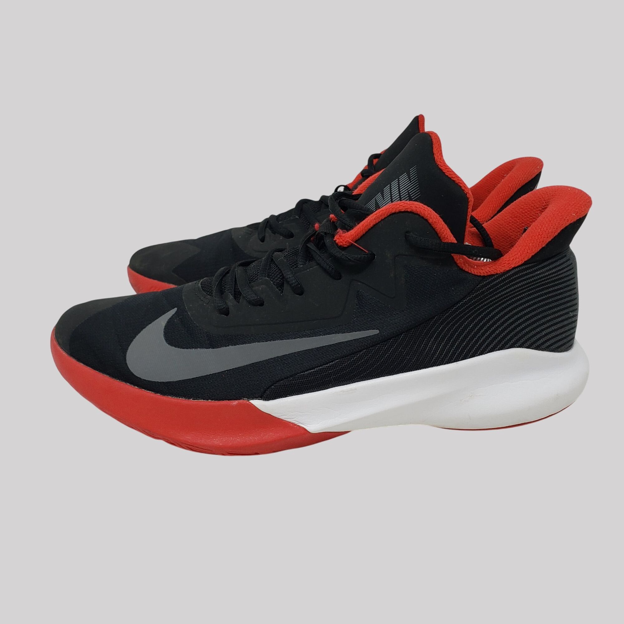 Nike Nike Precision 4 Basketball Shoe, Black Red White Mens 11.5 Size US 11.5 / EU 44-45 - 2 Thumbnail