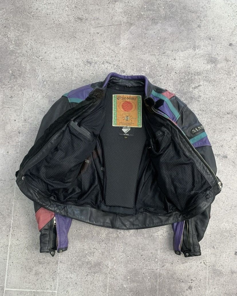 Genuine Leather × Japanese Brand Leather Jacket Vintage Faded Racing Brown Biker Y2K Size US L / EU 52-54 / 3 - 15 Thumbnail