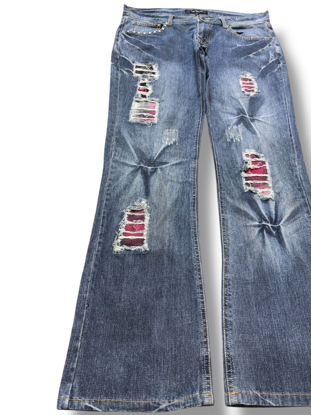In The Attic Vintage In The Attic Homme Flare Bootcut Denim Size US 34 / EU 50 - 3 Thumbnail