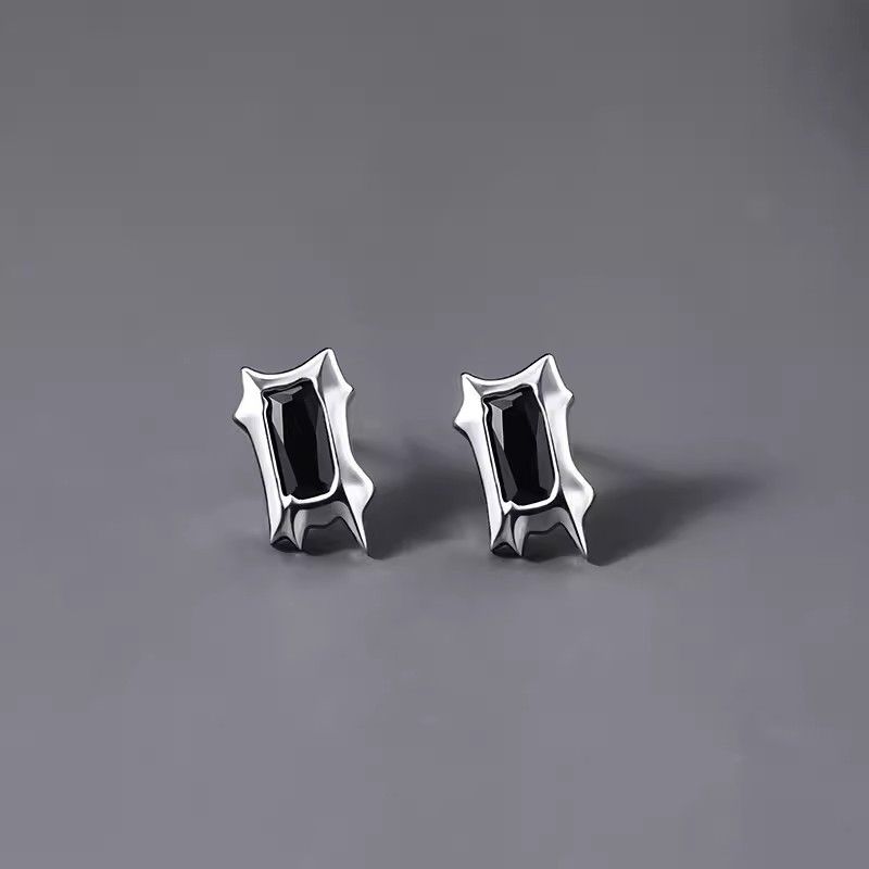 Jewelry Rare Earrings One Pairs Chrome Jewelry Size ONE SIZE - 1 Thumbnail