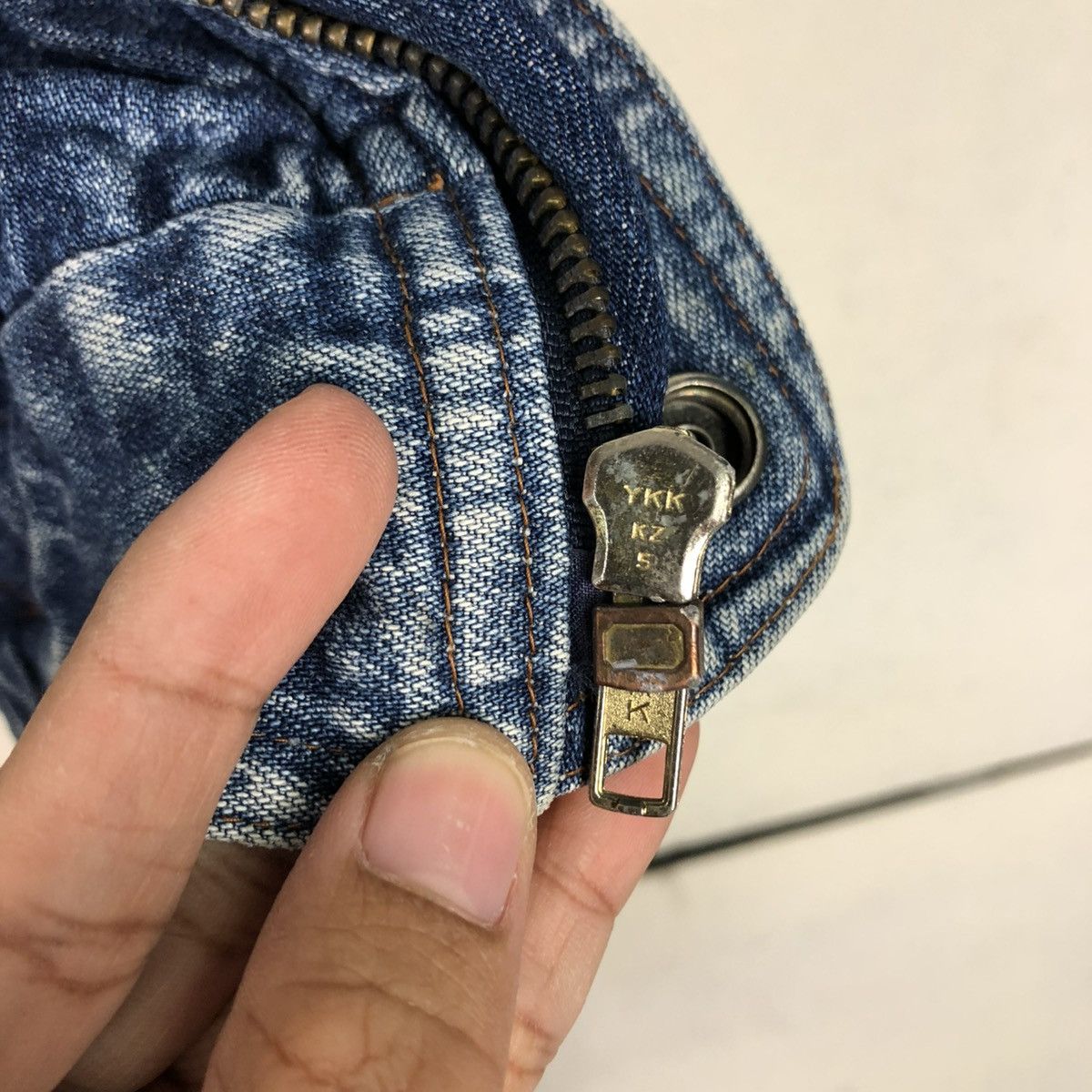 Japanese Brand 🔥VINTAGE BOMBER DENIM JACKET CELL TOKYO JAPAN ISSEY MIYAKE Size US S / EU 44-46 / 1 - 20 Thumbnail