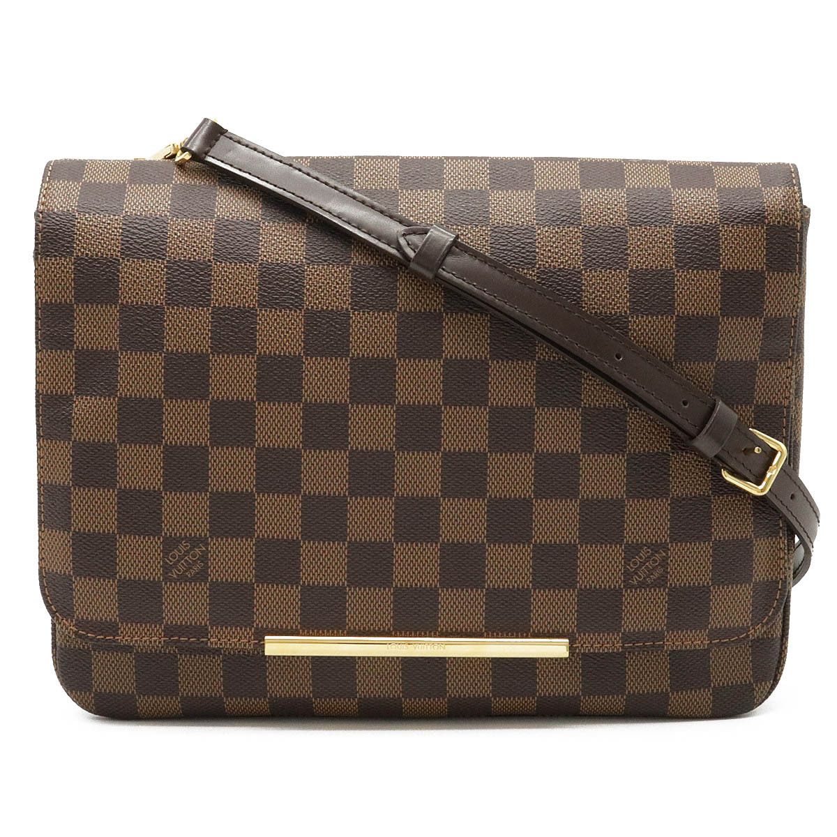 LOUIS VUITTON Damier Ebene Canvas Hoxton GM Bag