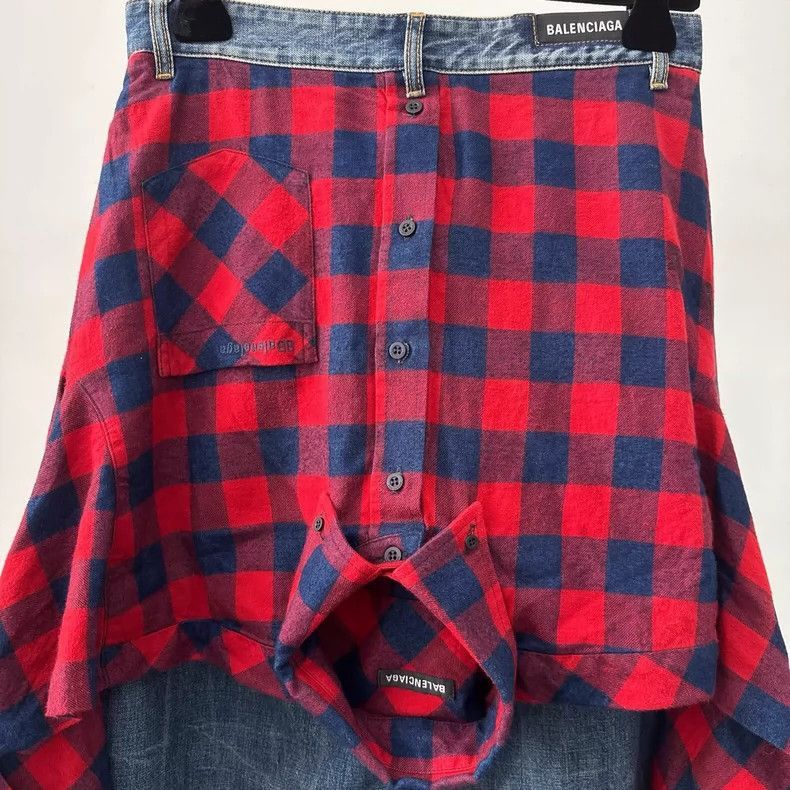 Balenciaga Balenciaga SS21 Layered Shirt and Denim Pants-2506 Size US 26 / EU 42 - 5 Thumbnail