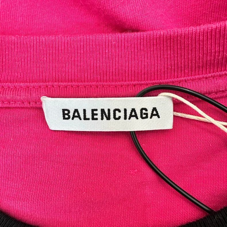 Balenciaga Balenciaga Color-block monogrammed cotton crewneck long-sl Size US XS / EU 42 / 0 - 5 Thumbnail