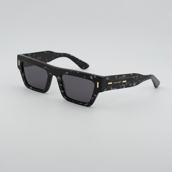 Calvin Klein Calvin Klein CK25510S 223 Unisex Sunglasses Grey Rectangle Size ONE SIZE - 7 Thumbnail