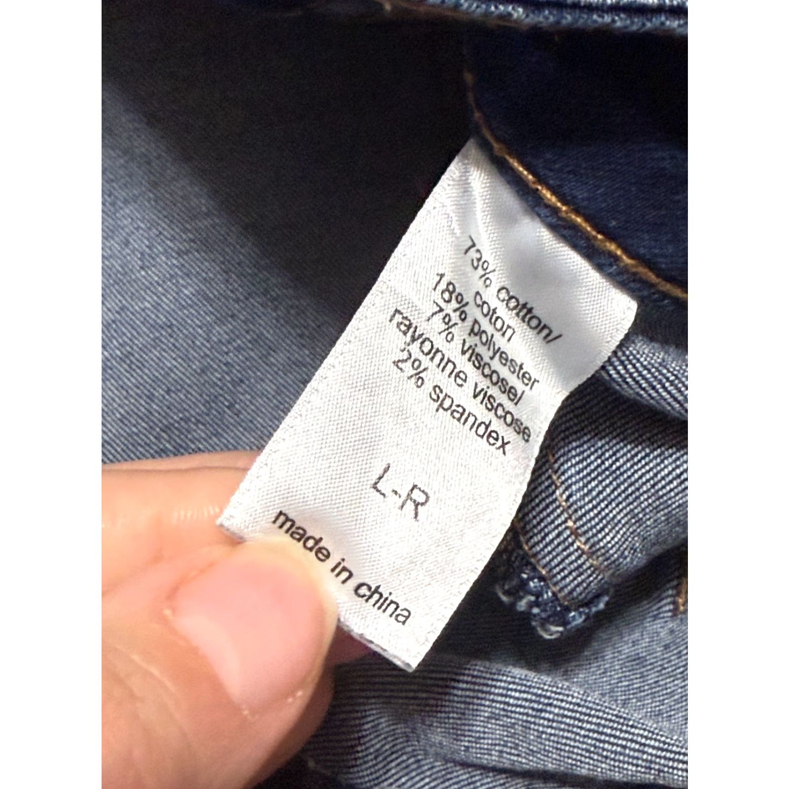 Vintage Maurices Jeans Women's Size Large Blue Denim Straight Leg Regular Rise 29.5in Inseam 5-Pocket Design Size 24" / US 00 / IT 34 - 6 Thumbnail