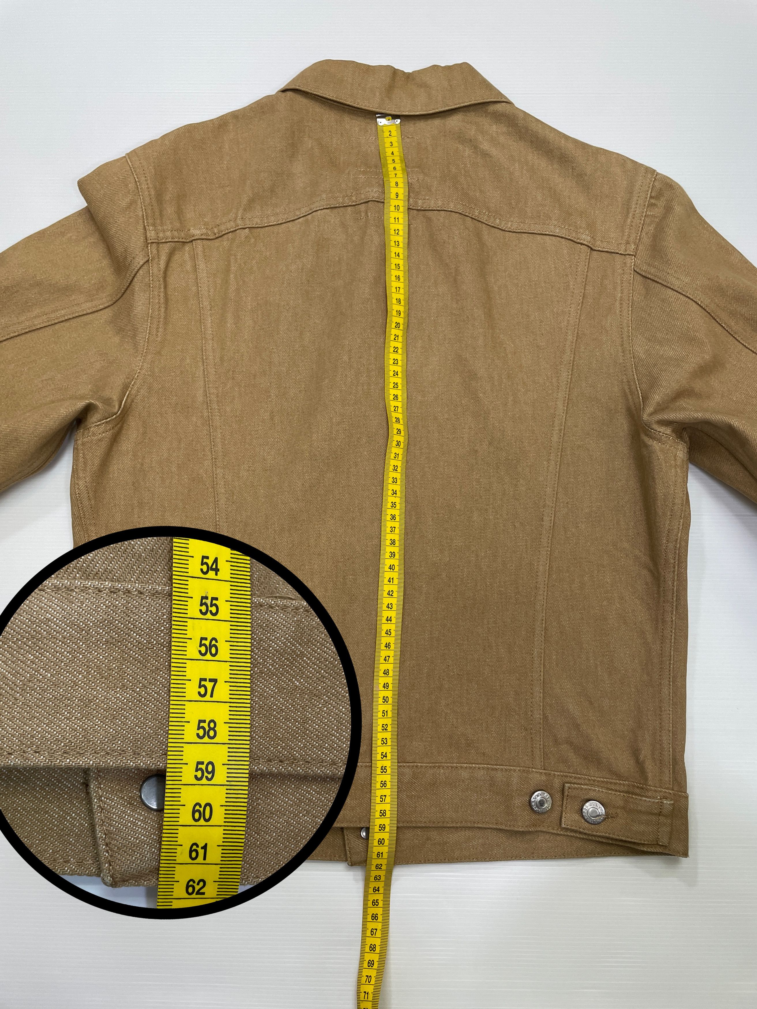 Helmut Lang Helmut Lang Raw Denim Jacket Sand Size US S / EU 44-46 / 1 - 5 Thumbnail