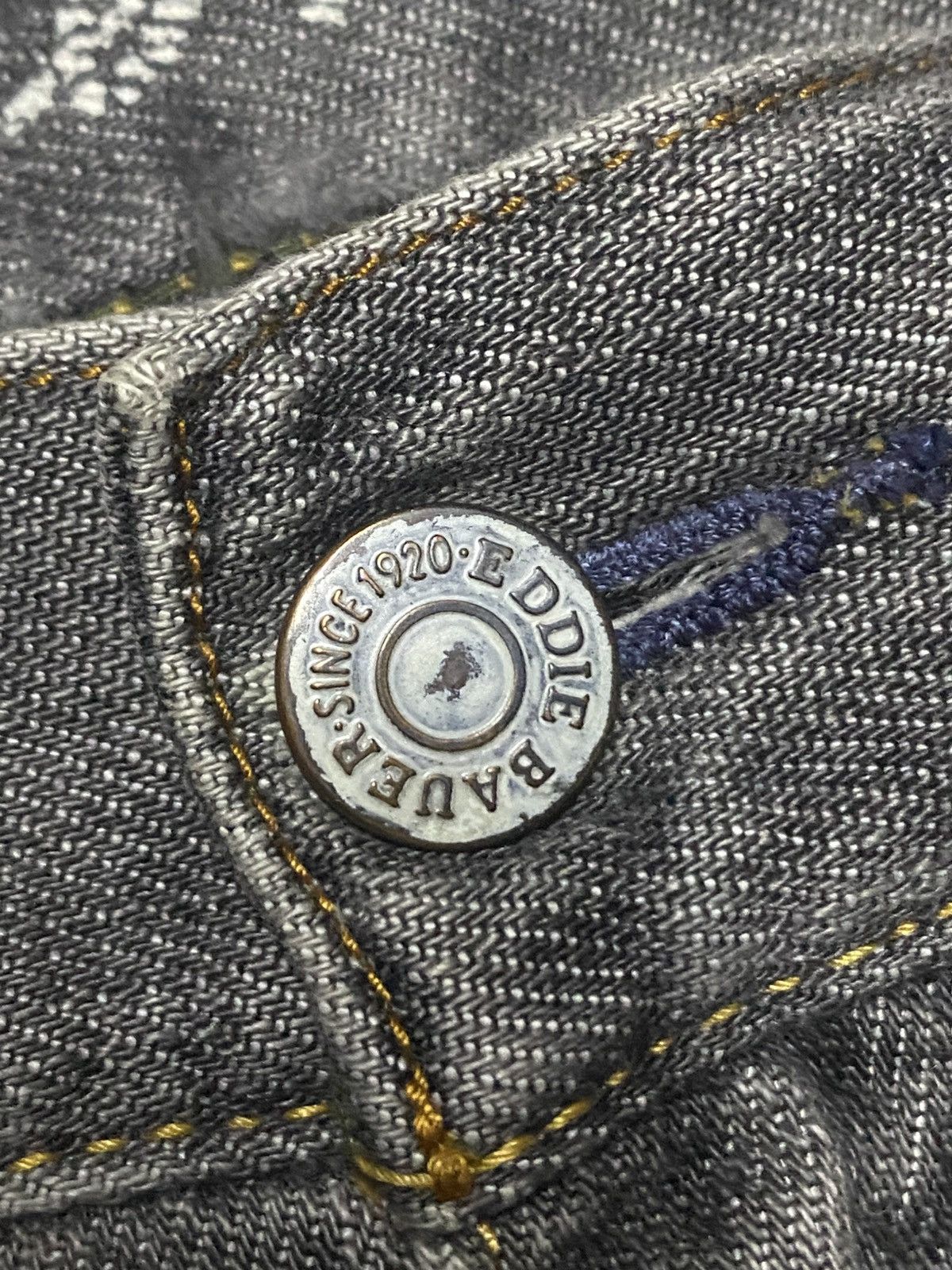 Eddie Bauer × Red Wing Vintage Eddie Bauer Faded Wash Distressed Straight Fit Size US 30 / EU 46 - 8 Thumbnail