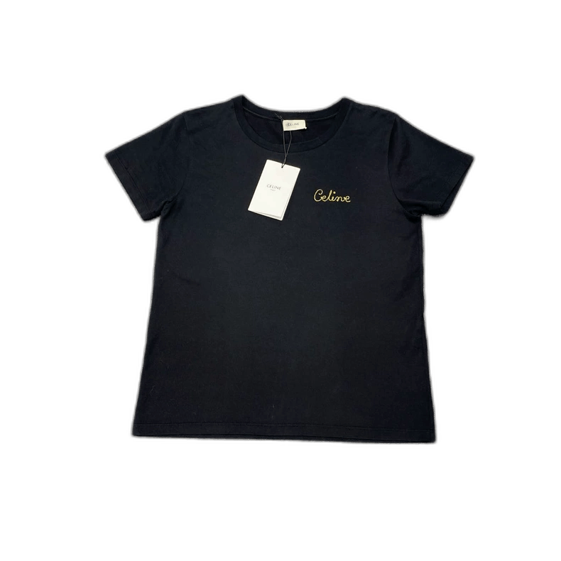 Celine Celine Black Short Sleeve TShirt Size S Size US S / EU 44-46 / 1 - 1 Thumbnail