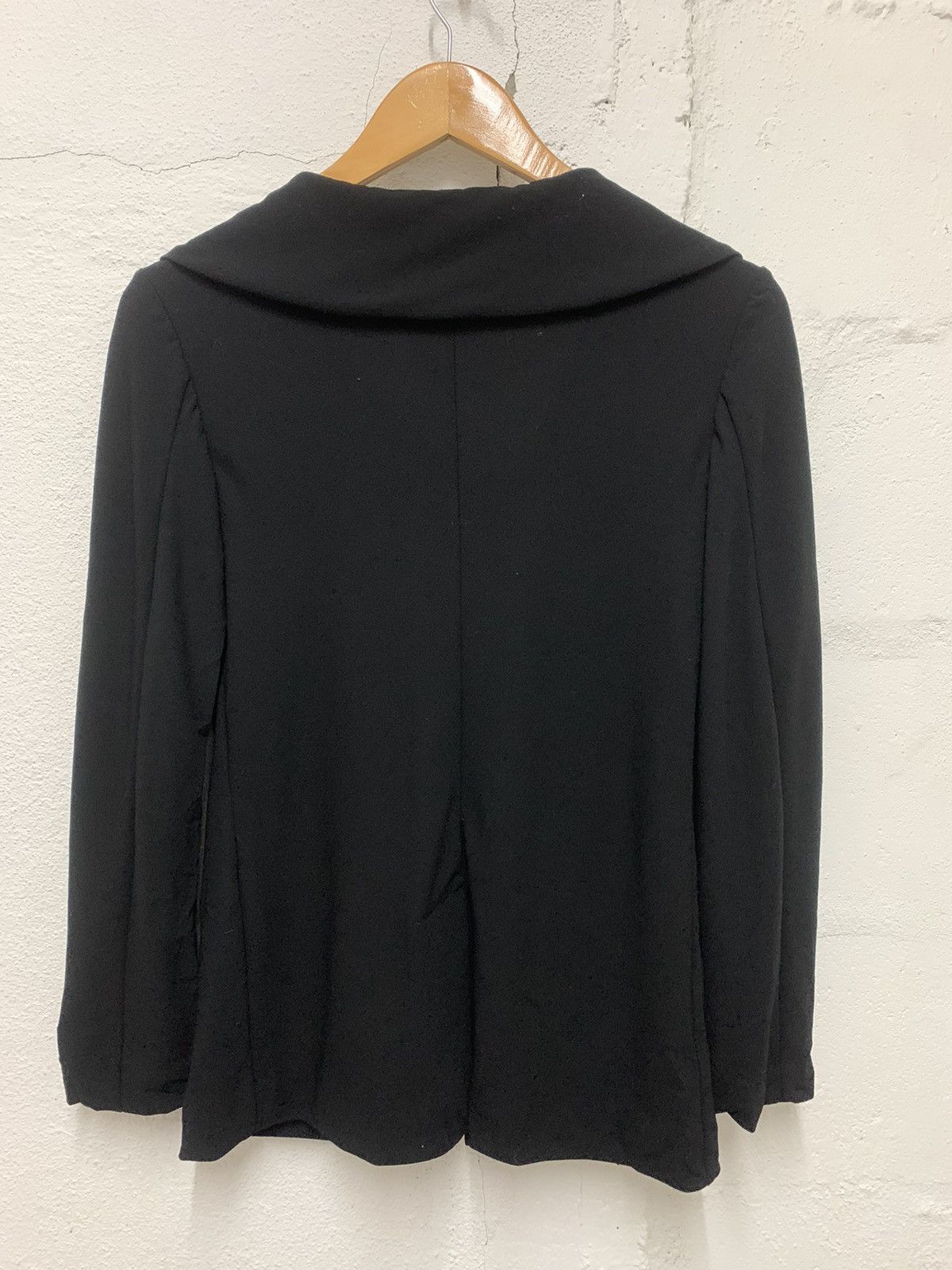 Yohji Yamamoto Yohji Yamamoto Laine Wool Drape Collar Jacket Size XS / US 0-2 / IT 36-38 - 5 Thumbnail