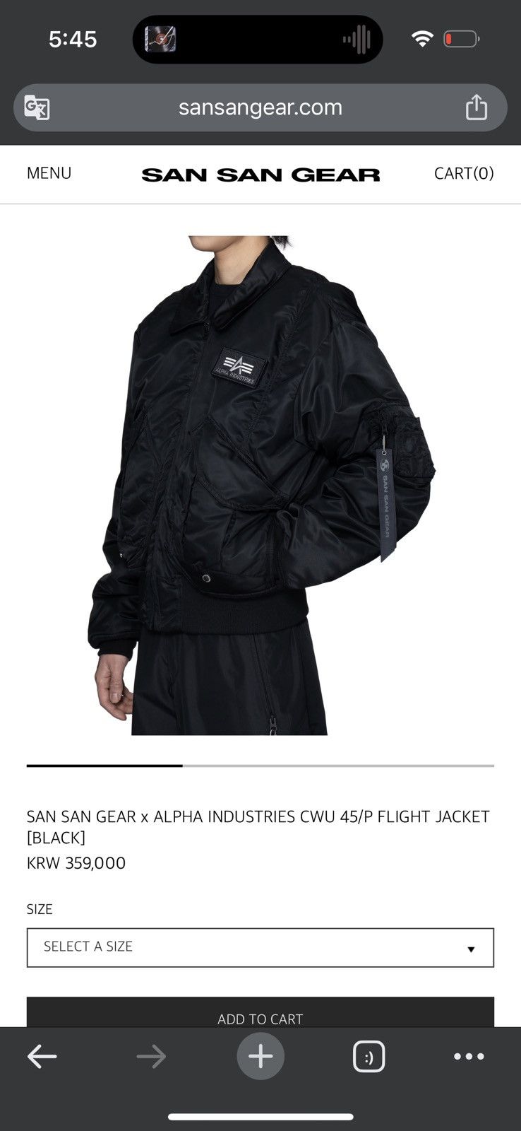 Alpha Industries SAN SAN GEAR BOMBER 2 Size US M / EU 48-50 / 2 - 12 Thumbnail