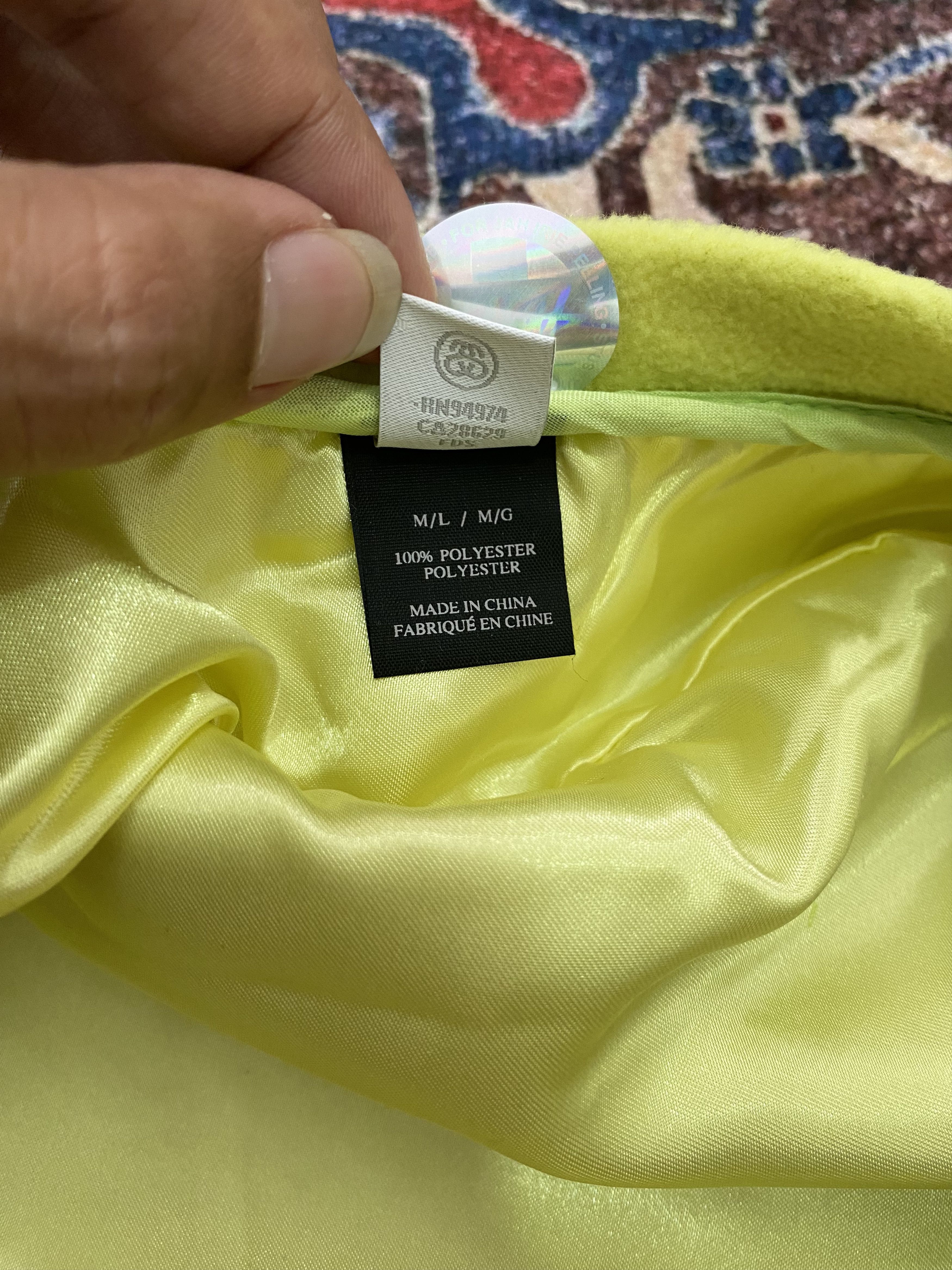 Stussy Stussy Bristol Polar Fleece Beret - Lemon Size ONE SIZE - 8 Thumbnail