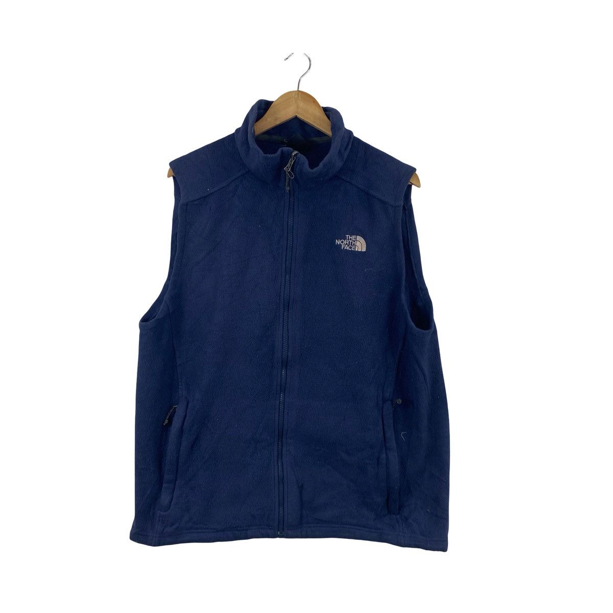 The North Face Vintage THE NORTH FACE Fleece Vest Jacket Full Zip Outdoor Size US L / EU 52-54 / 3 - 3 Thumbnail