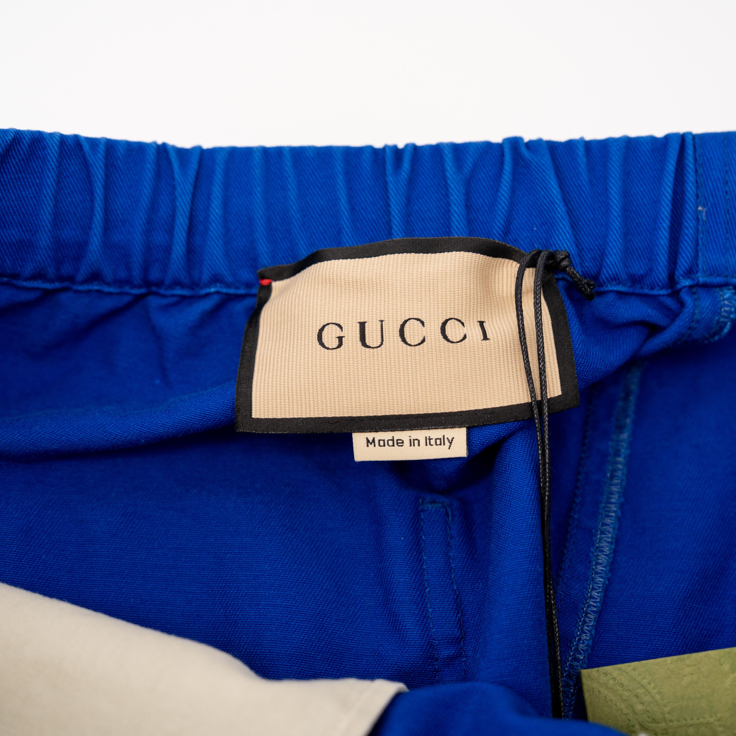 Gucci 52 XL - Gucci Blue Pants Trousers Drawstring Cotton Drill Size US 36 / EU 52 - 9 Thumbnail