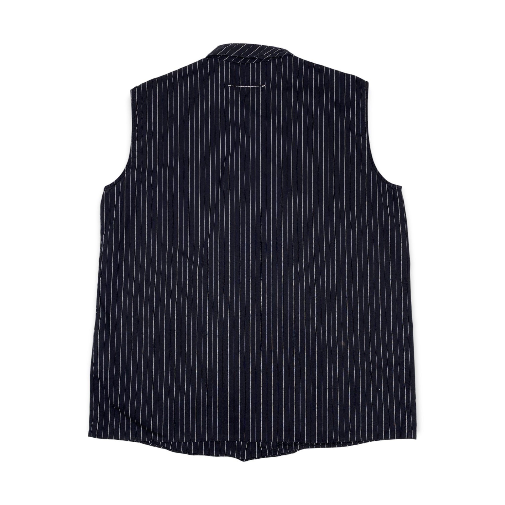 Maison Margiela MM6 Striped Wrap Shirt Size M / US 6-8 / IT 42-44 - 2 Thumbnail