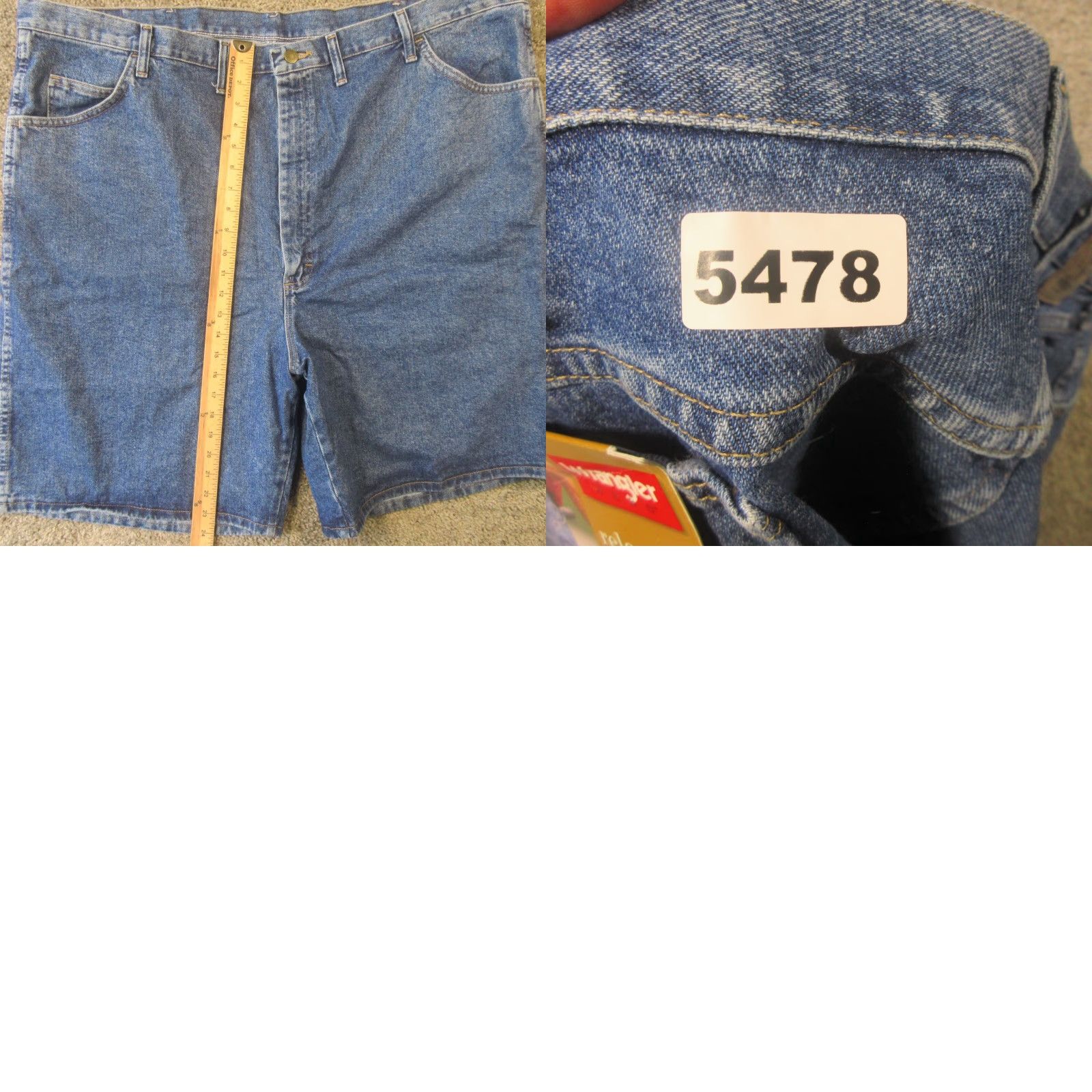 Wrangler VINTAGE Wrangler Jeans Shorts Mens 38 Five Star Premium Bermuda 5-Pocket Denim NEW NWT Blue 90s Style Relaxed Size US 32 / EU 48 - 8 Thumbnail