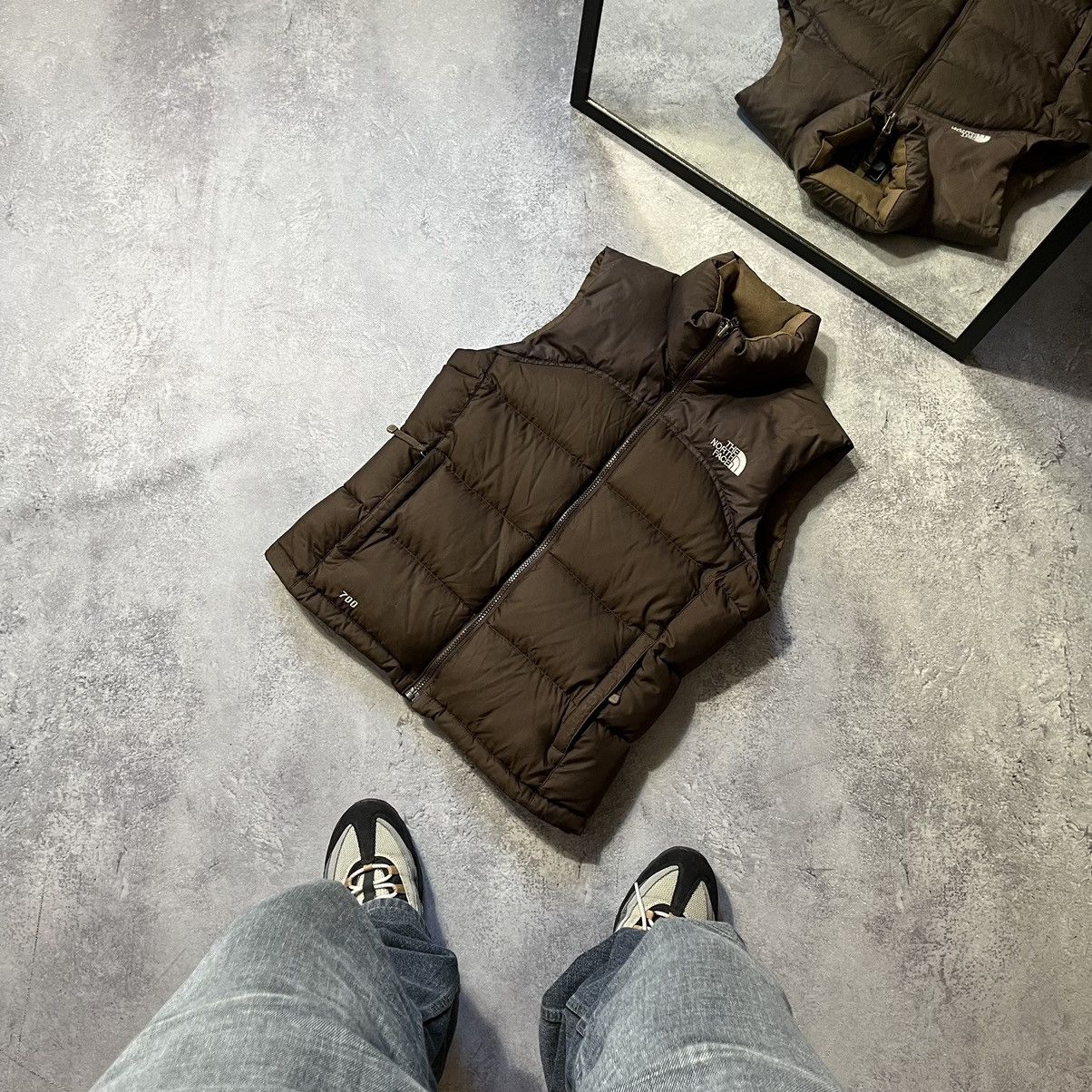 The North Face × Vintage Vintage TNF Vest Nuptse 700 brown Size US S / EU 44-46 / 1 - 1 Thumbnail