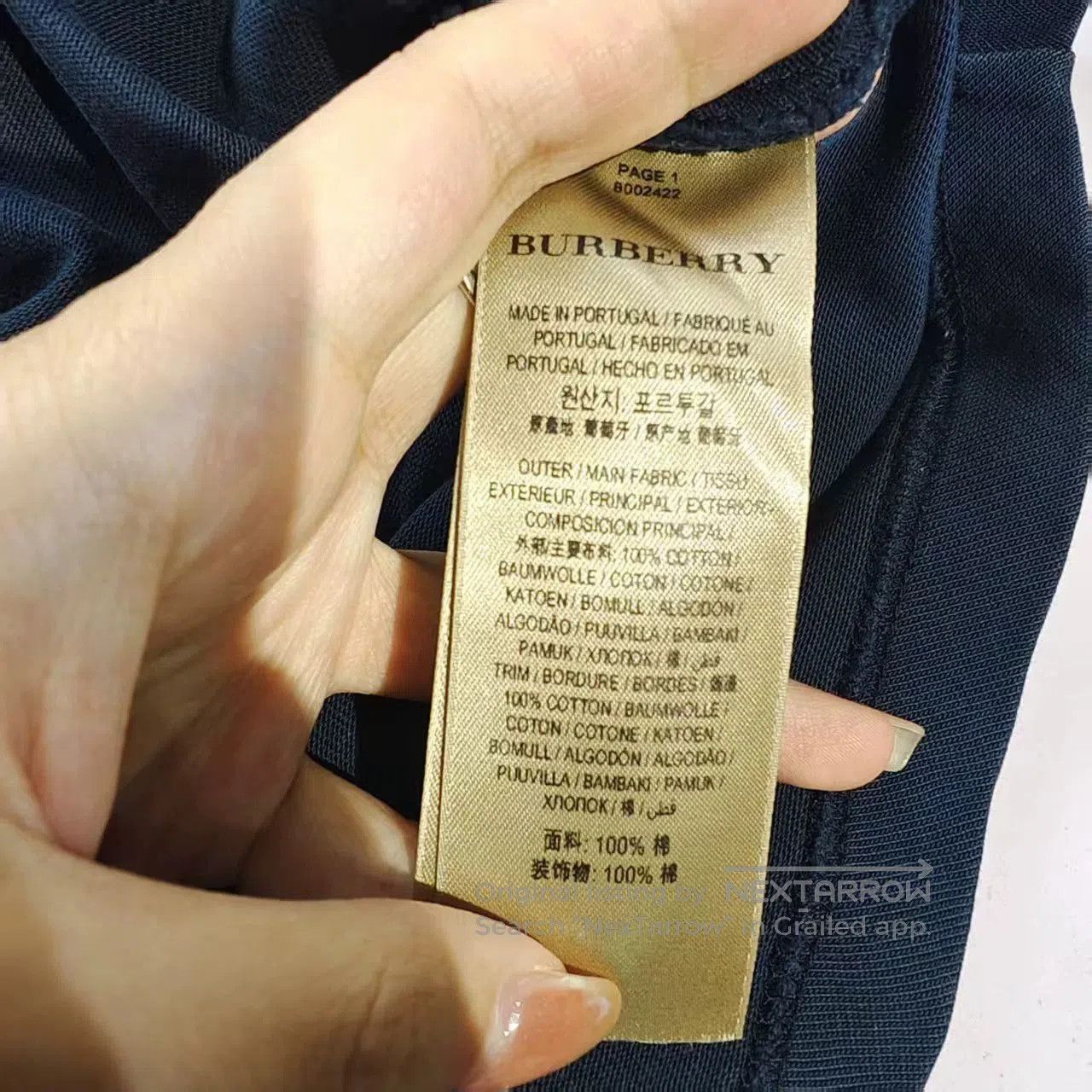 Burberry navy burberry logo sweatshirt size s. Size US S / EU 44-46 / 1 - 4 Thumbnail