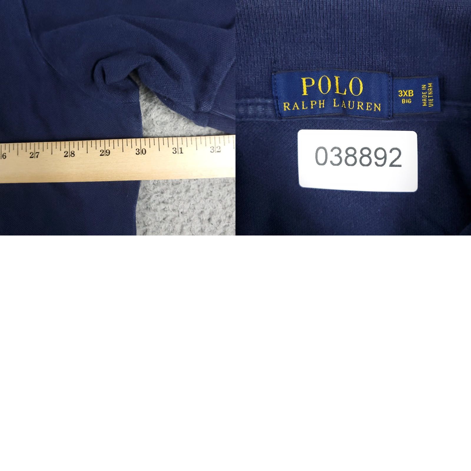 Ralph Lauren Ralph Lauren Polo Shirt Mens 3XB Blue Pony Golf Casual Short Sleeve Polo Shirt Big & Tall Blue Polo Shirt Mens 3XB Size US XXL / EU 58 / 5 - 8 Thumbnail