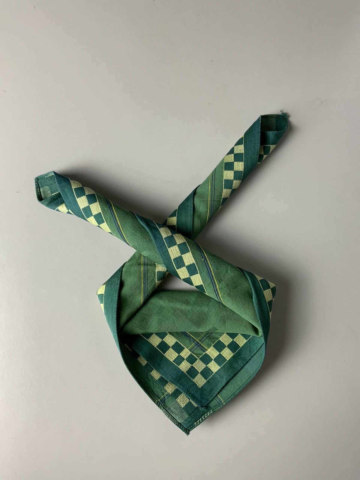 Beverly Hills Polo Club Vintage Crest Polo Club Green Bandana Handkerchiefs Size ONE SIZE - 3 Thumbnail