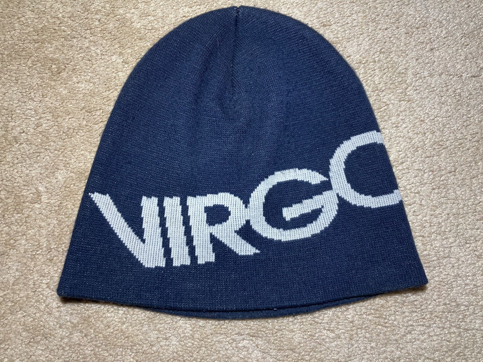 Pre-owned Supreme 2004  Astrology Beanie Virgo Sign Logo Vintage 90's Og In Black