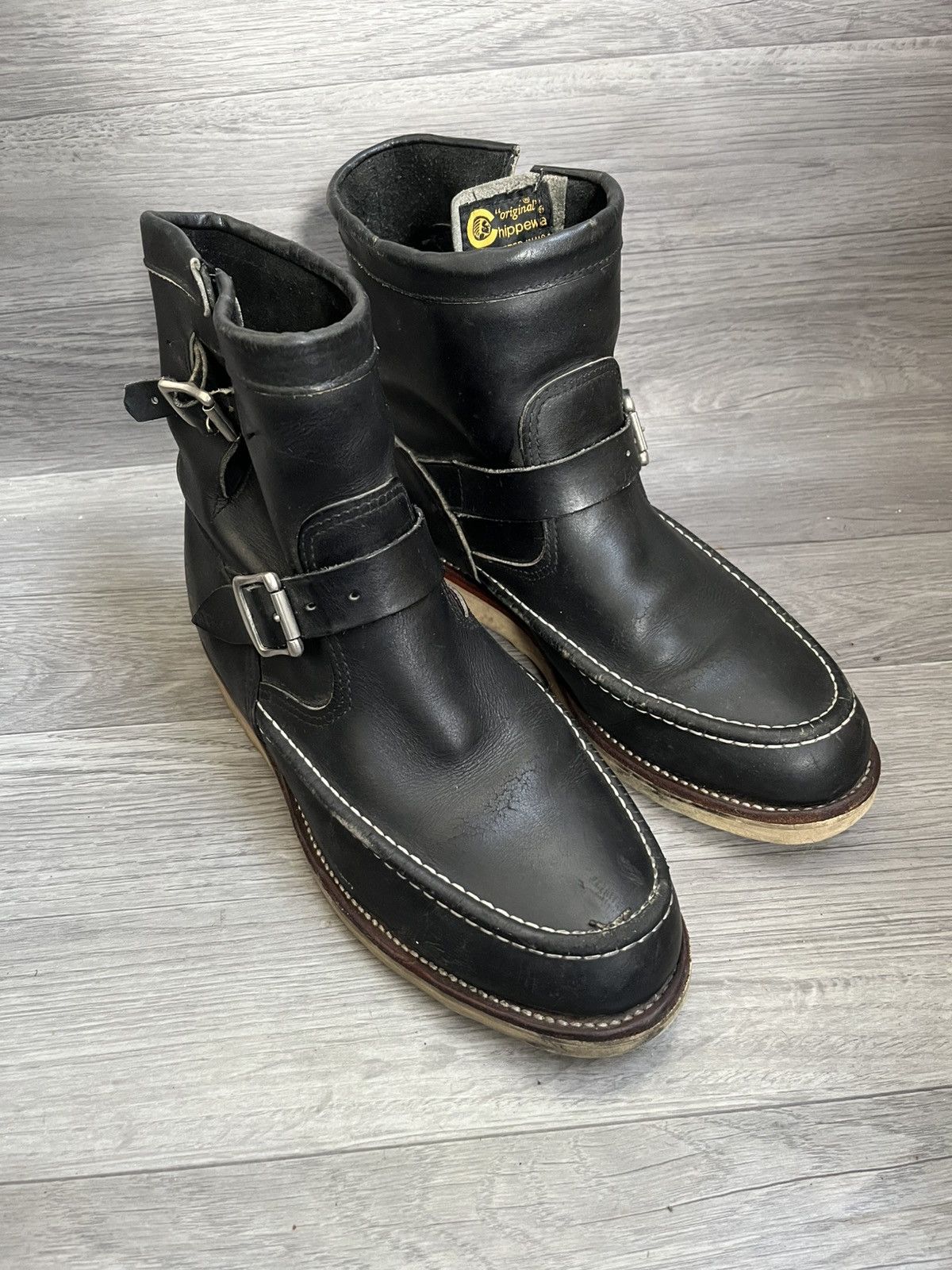Chippewa Chippewa black leathe engineer boots Size US 9.5 / EU 42-43 - 7 Thumbnail