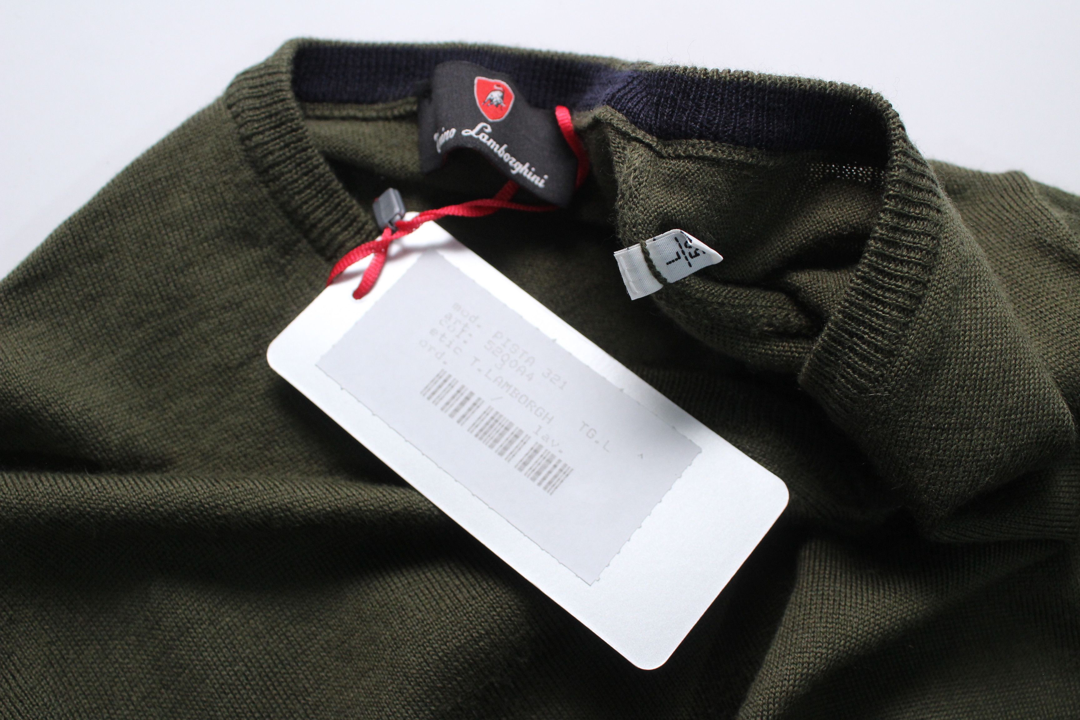 Tonino Lamborghini Tonino Lamborghini Merino Wool Sweater Size 52/L NEW Size US L / EU 52-54 / 3 - 9 Thumbnail