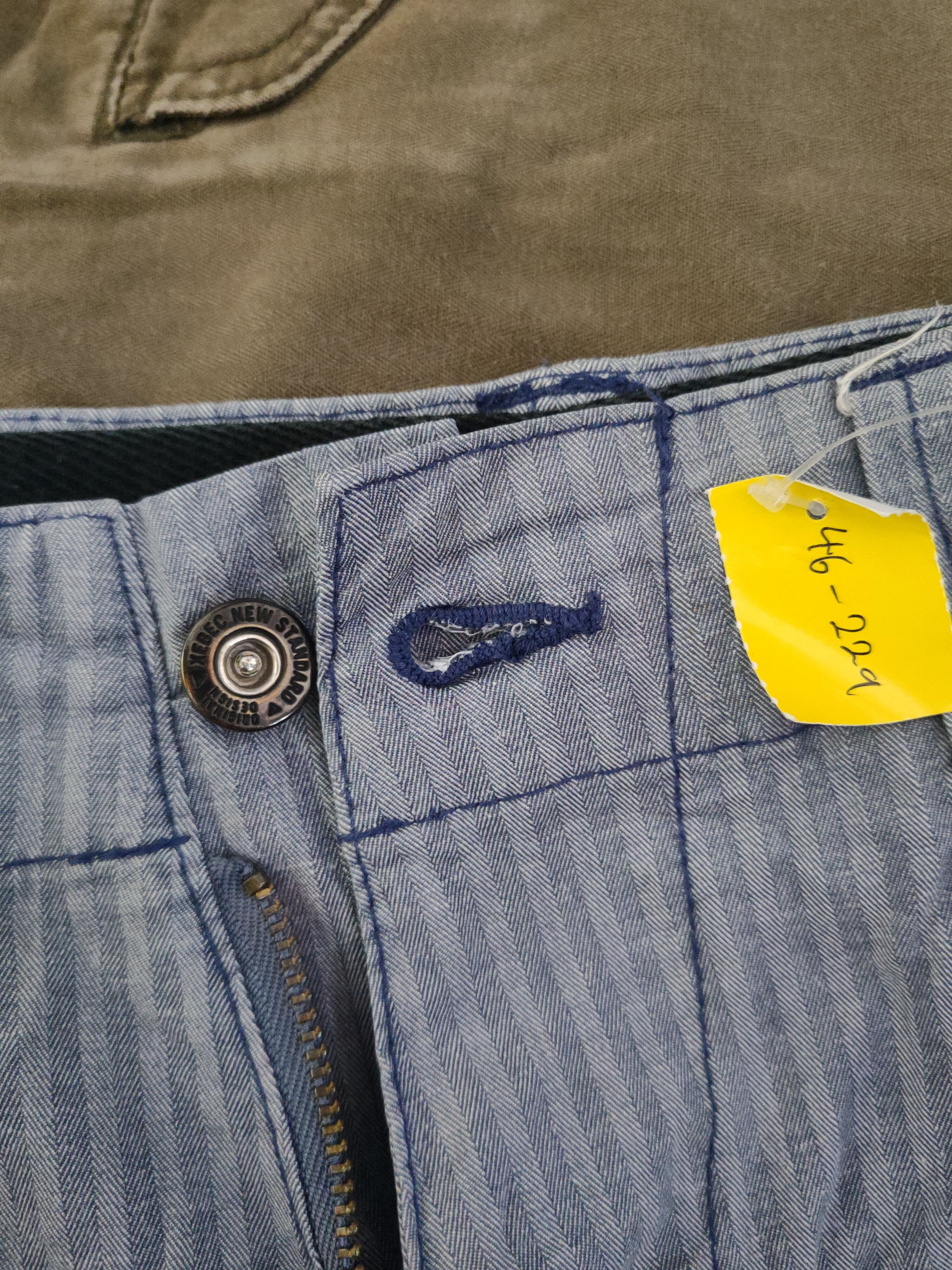 Japanese Brand DL Xebec Genba Blue Multipocket Cargo Pants #46-229T Size US 31 - 15 Thumbnail