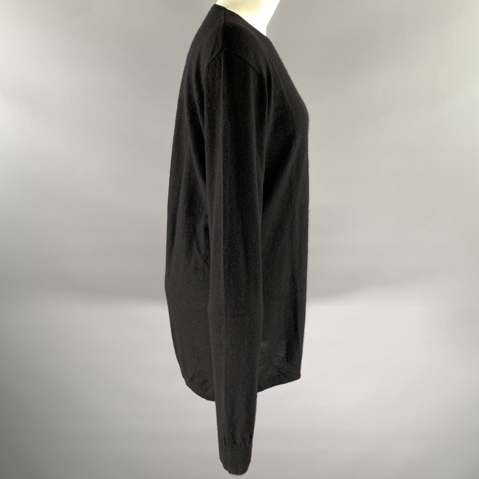 Other FRENCKENBERGER M Black Cashmere Pull On Crewneck Sweater Size M / US 6-8 / IT 42-44 - 2 Thumbnail