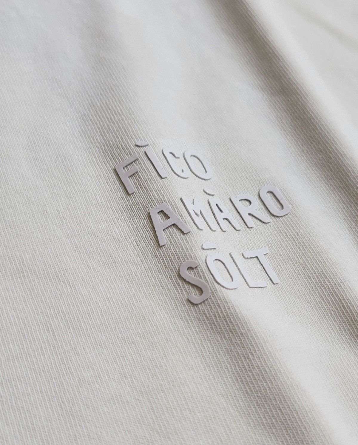 Vintage FìCO AMÀRO SÔLT BLiND STiTCH CACTUS TEE CREAM ORANGE COUNTY Size US XL / EU 56 / 4 - 21 Thumbnail