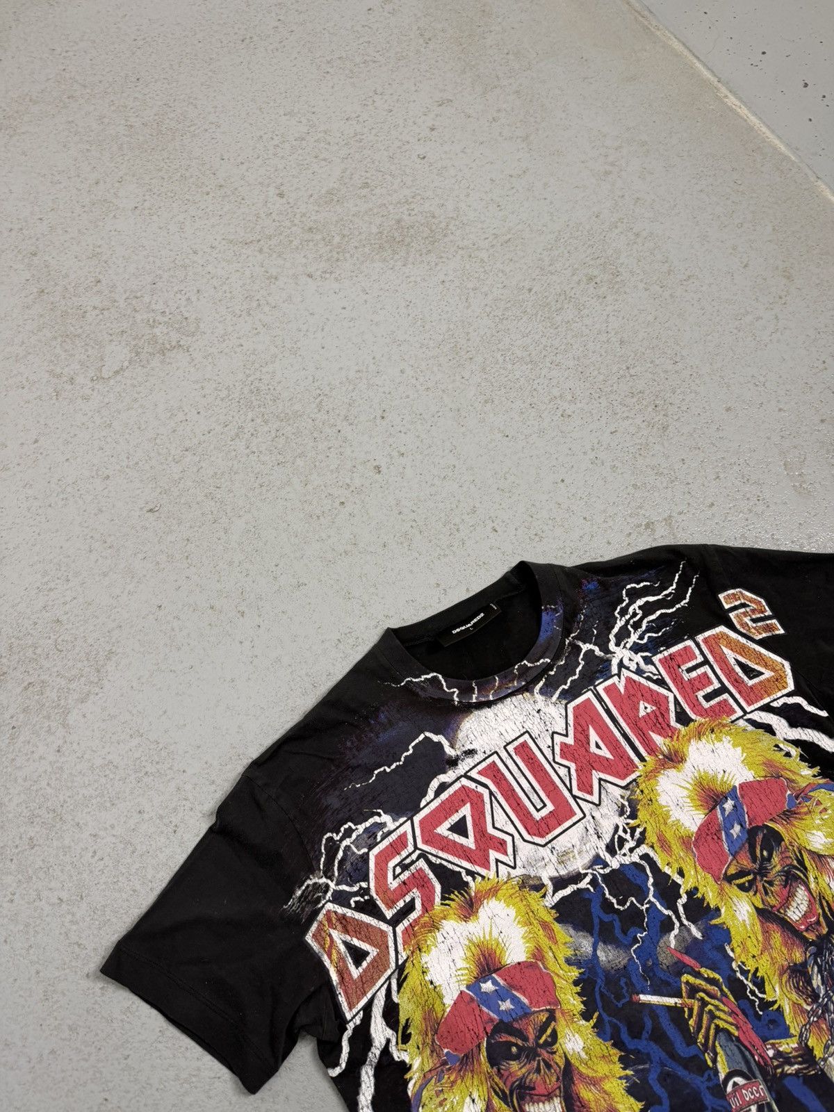 Dsquared2 Dsquared2 Sisters From Hell Iron Maiden T-Shirt Size US L / EU 52-54 / 3 - 4 Thumbnail