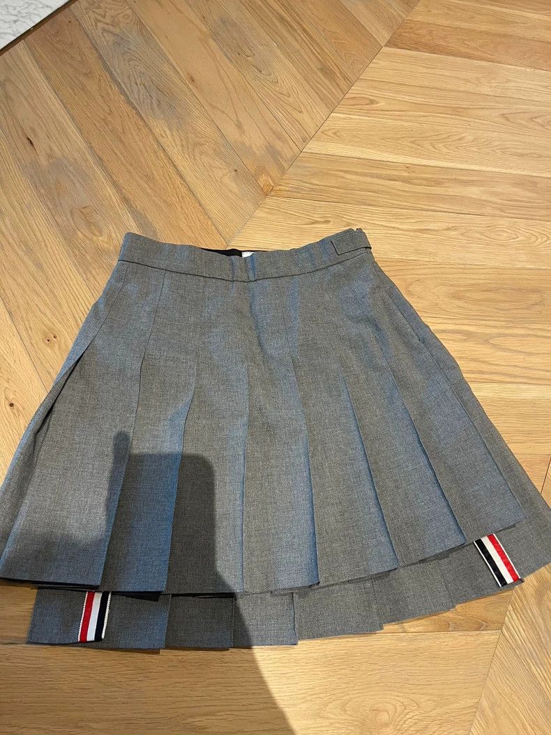 Thom Browne Classic Wool Pleated Skirt by Thom Browne-dmc Size US 38 / EU 54 - 1 Thumbnail