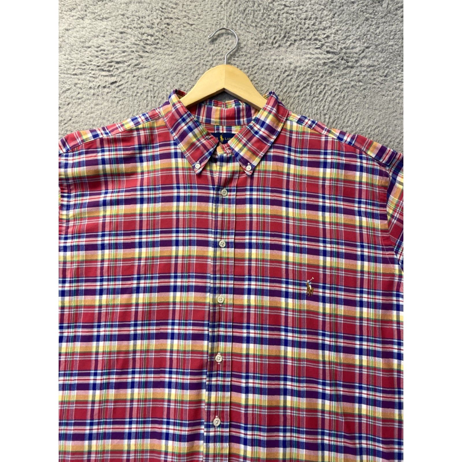 Ralph Lauren RALPH LAUREN Button Down Shirt Mens XXLT Plaid Classic Long Sleeve Multi- 161-19 Size US XXL / EU 58 / 5 - 3 Thumbnail