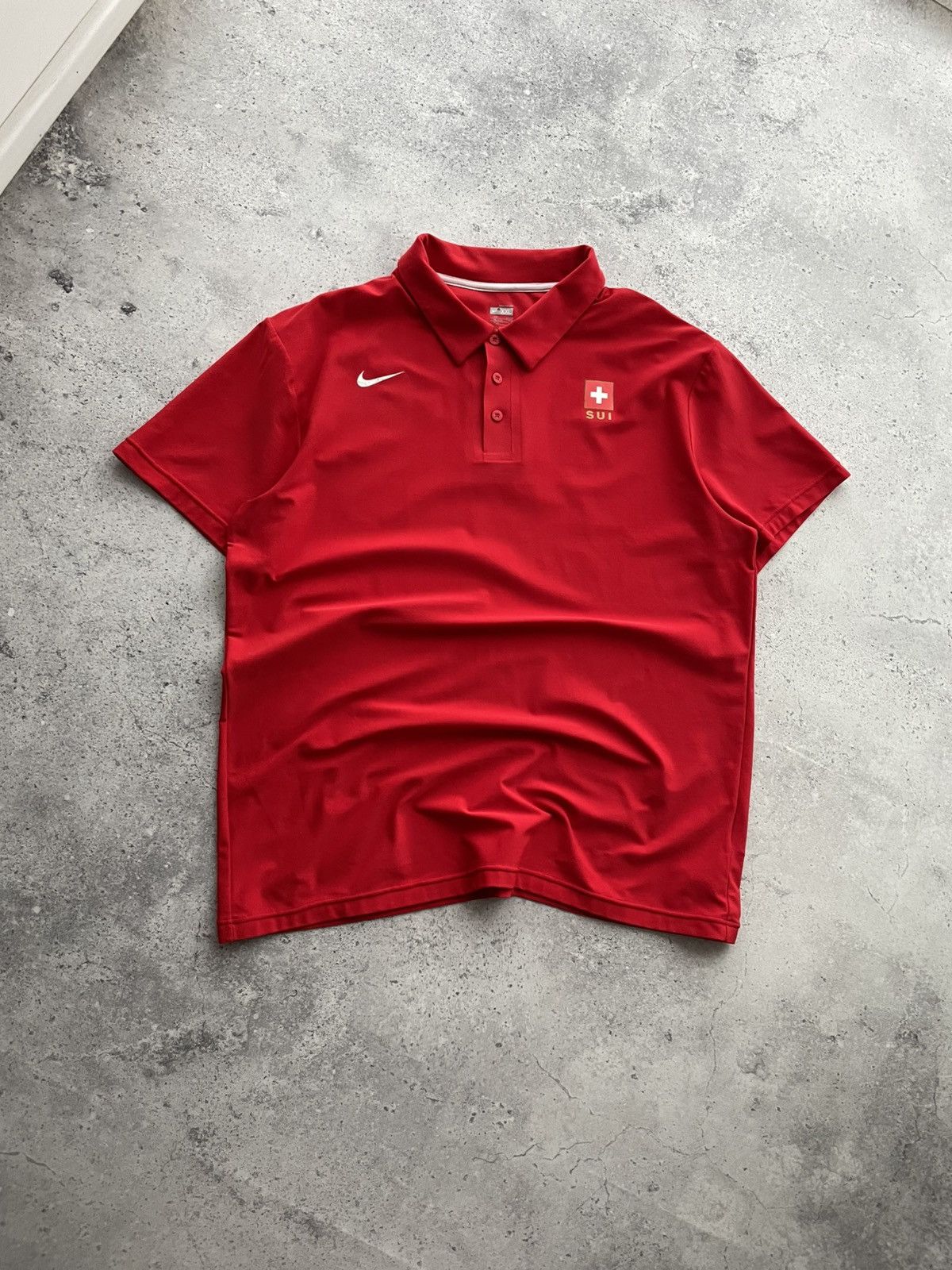Nike Nike Roger Federer RF 2008 Beijing Olympics Davis Cup Polo Size US XXL / EU 58 / 5 - 1 Thumbnail