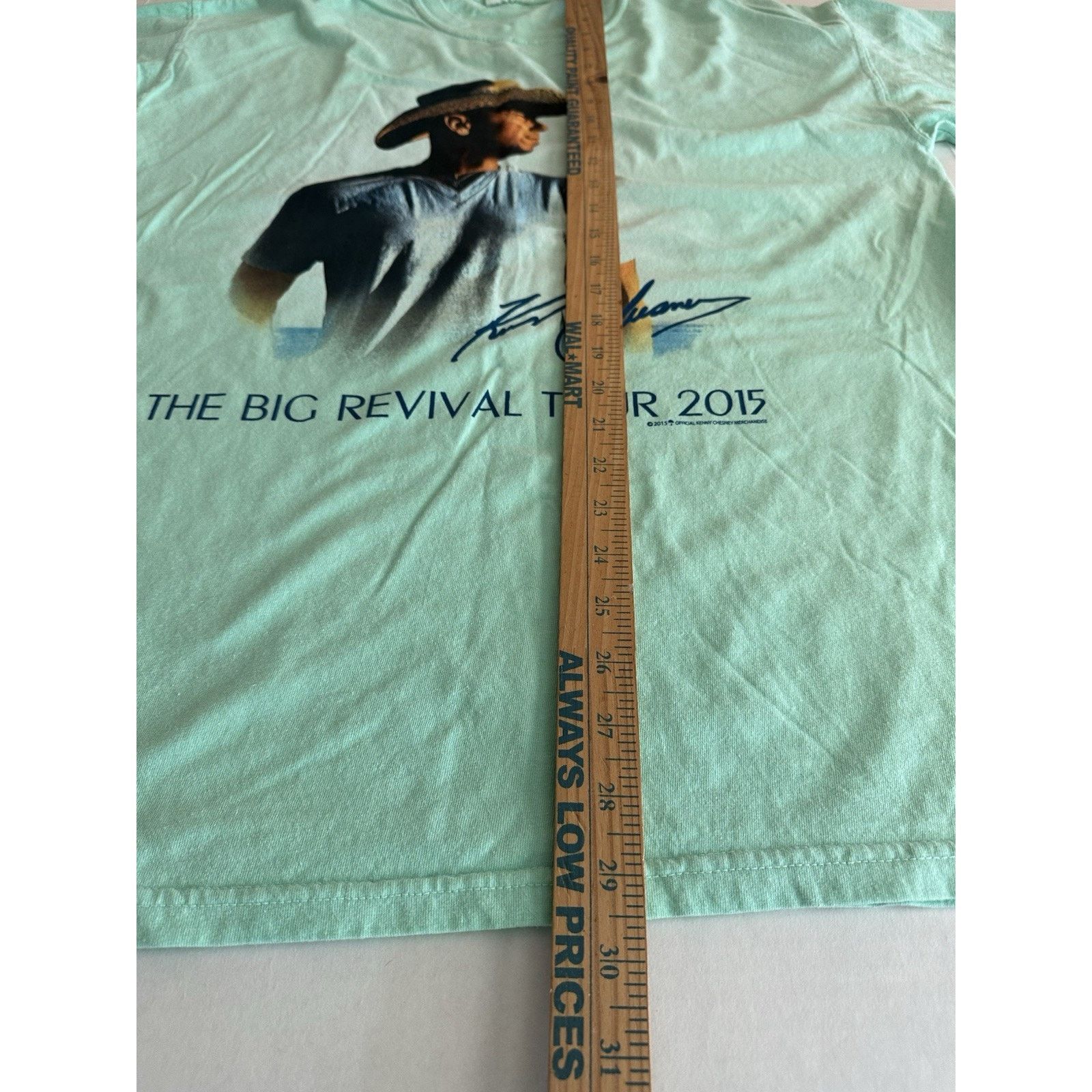 Other Kenny Chesney The Big Revival 2015 Concert T-shirt Green LRG Size US L / EU 52-54 / 3 - 8 Thumbnail