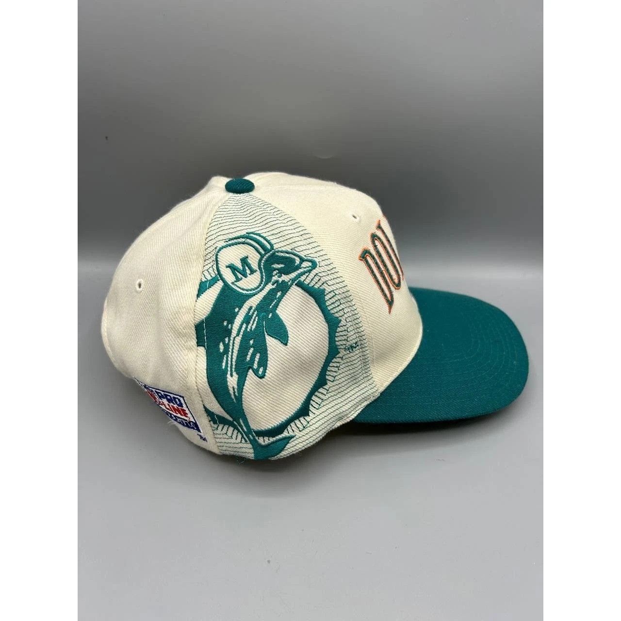Sports Specialties Vintage Miami Dolphins Hat Men White Blue NFL Snap Back Cap Size ONE SIZE - 6 Thumbnail