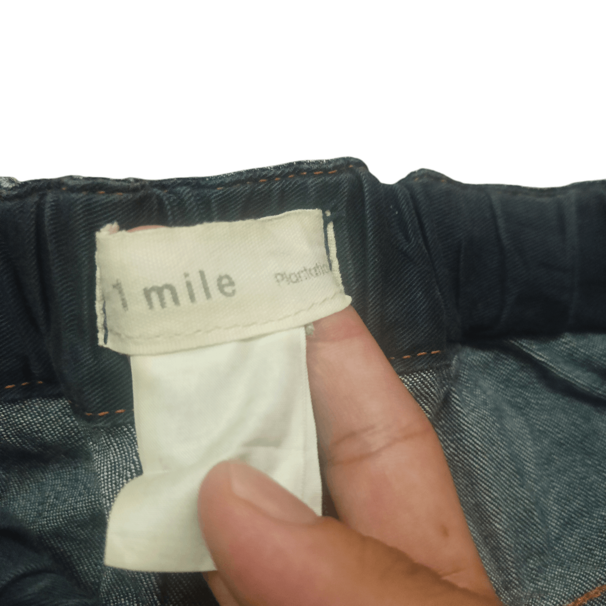 Issey Miyake × Japanese Brand × Vintage 1 mile plantation issey miyake design stretch denim pants Size US 27 - 7 Thumbnail