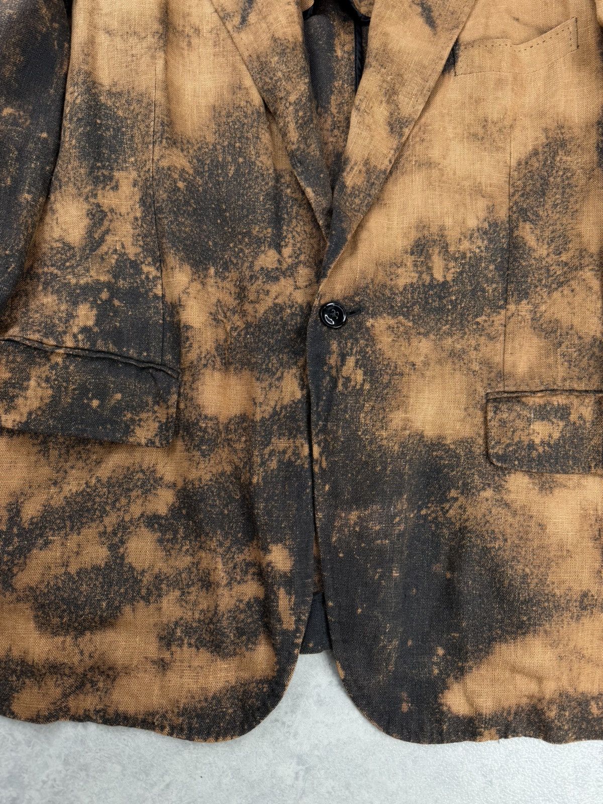 Dolce & Gabbana Dolce & Gabbana Linen Blazer Custom Bleach Wash Size 54 Size 44R - 5 Thumbnail