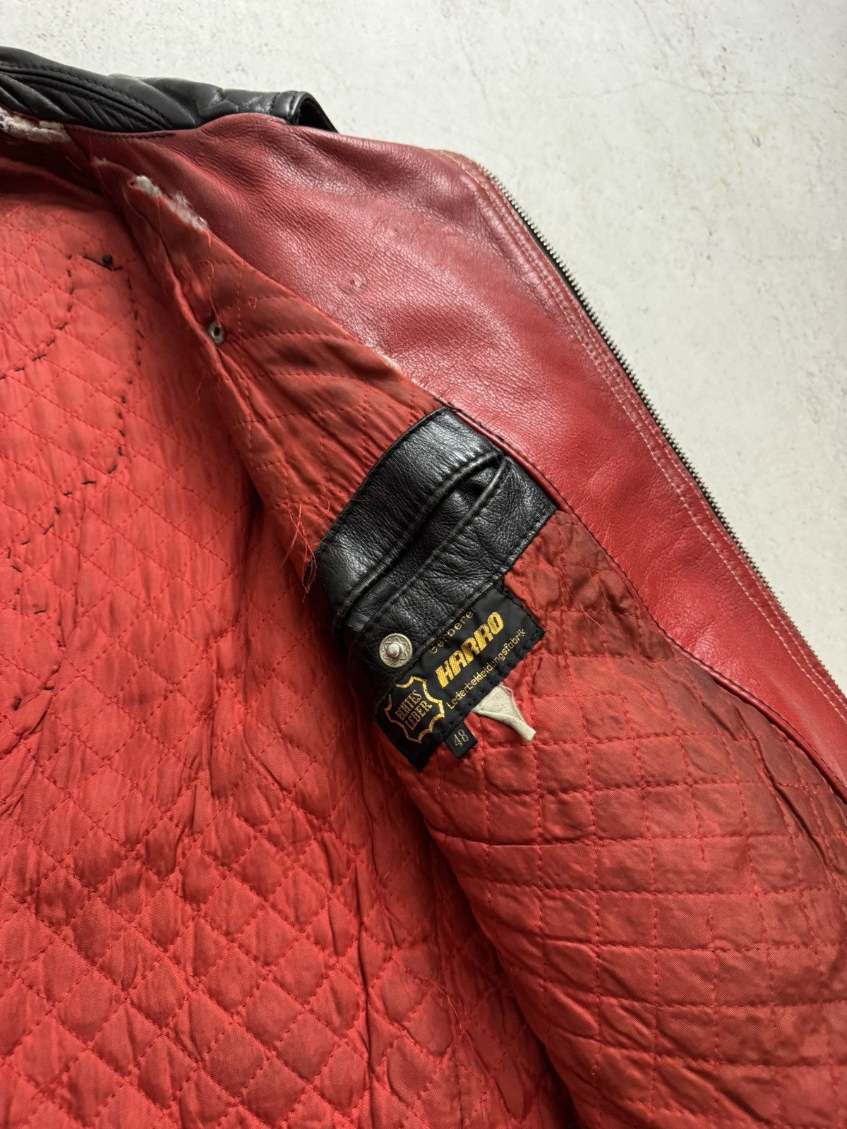 Genuine Leather Harro Vintage Honda Vintage Leather Jacket Size US M / EU 48-50 / 2 - 12 Thumbnail
